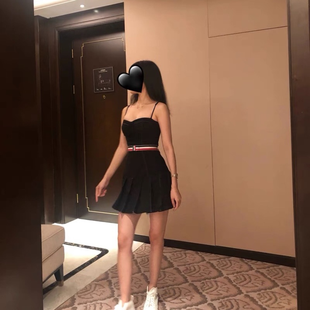 Super cute mini slip dress